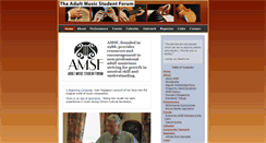 Desktop Screenshot of amsfperform.org